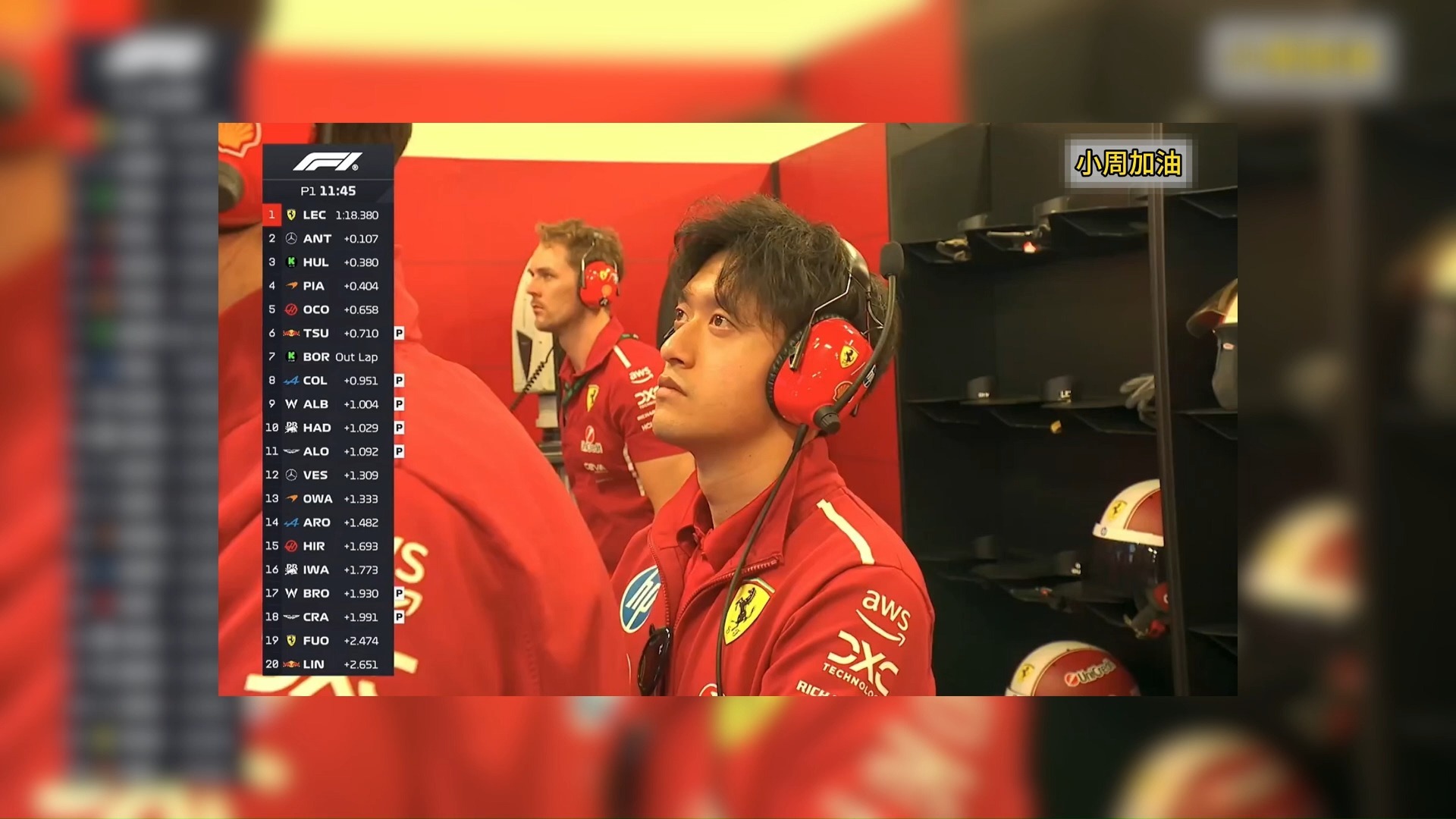 法拉利险胜阿斯顿马丁，周冠宇带队取胜